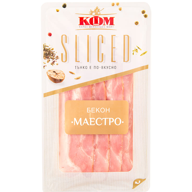 Кфм Слайс Бекон Екстра Маестро 100г