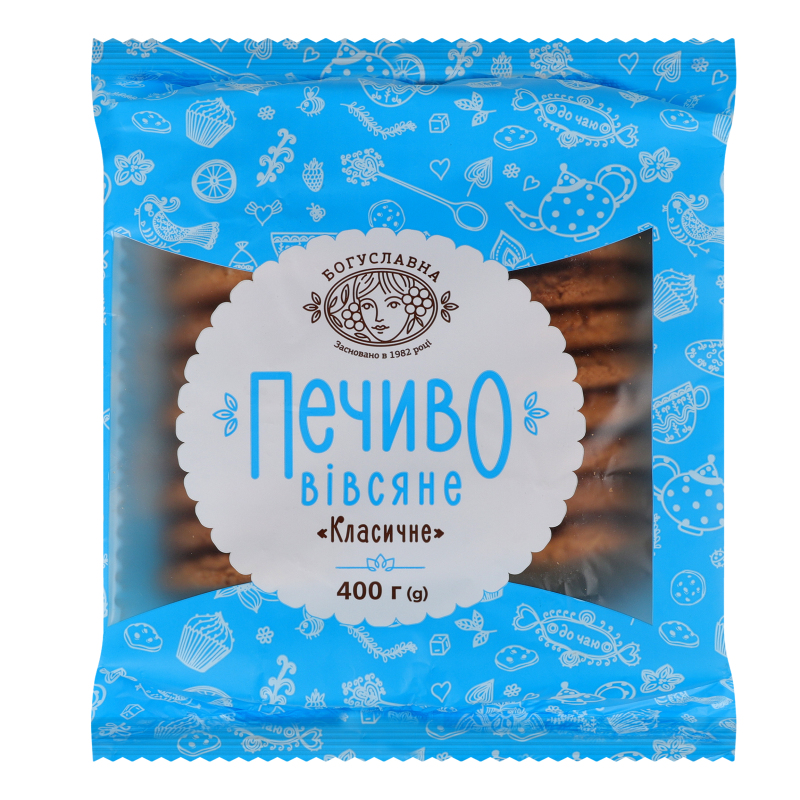 Богуславна Бисквити Овесени Класик 400г